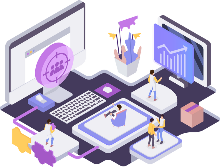 CRM System Illustration 